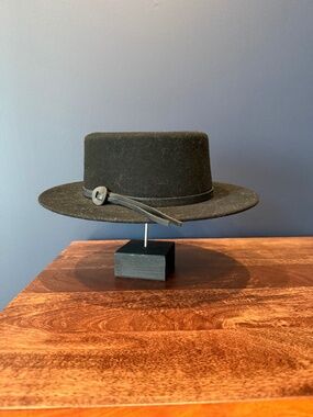 Black Felt Hat